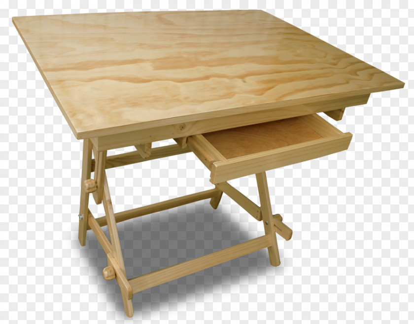 Cajon Table Drawing Board Plan Architecture PNG