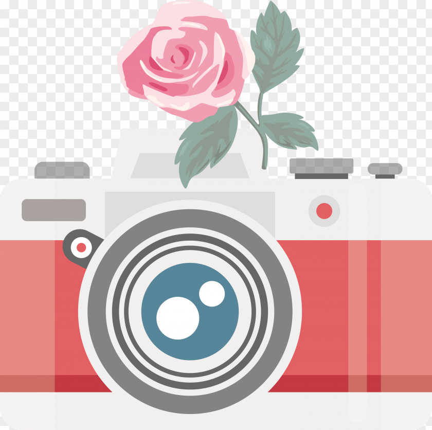 Camera Flower PNG