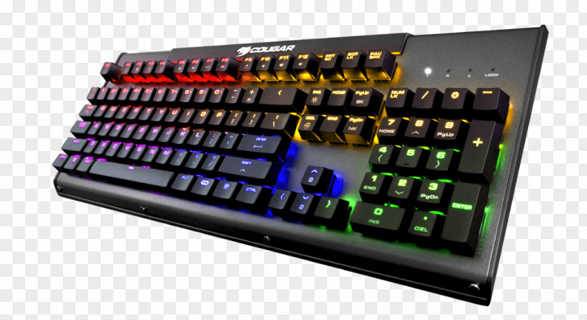 Computer Amazon.com Keyboard Gaming Keypad RGB Color Model Electrical Switches PNG