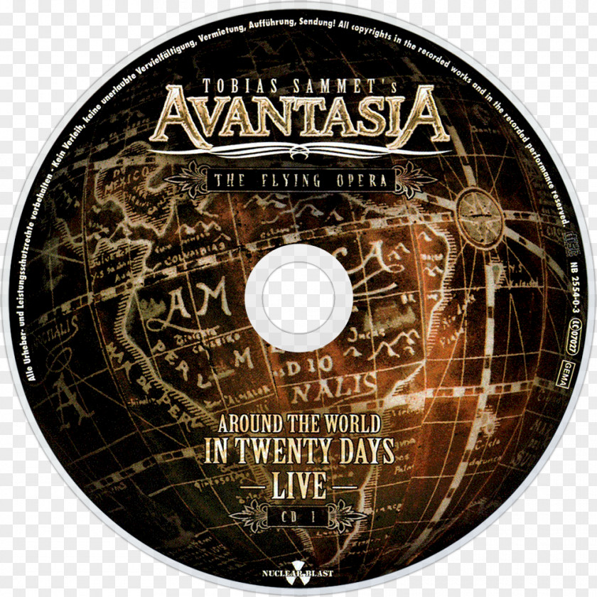 Dvd DVD The Flying Opera Avantasia Album Mystery Of Time PNG