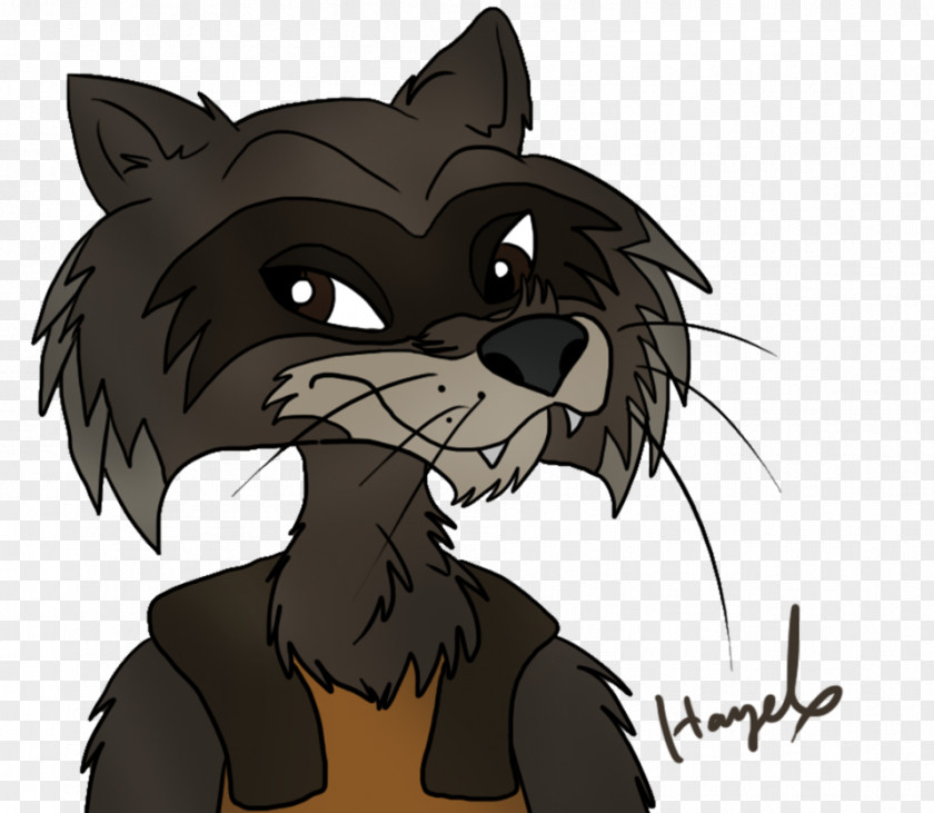 Rocket Raccoon Cat Mammal Whiskers Carnivora Dog PNG