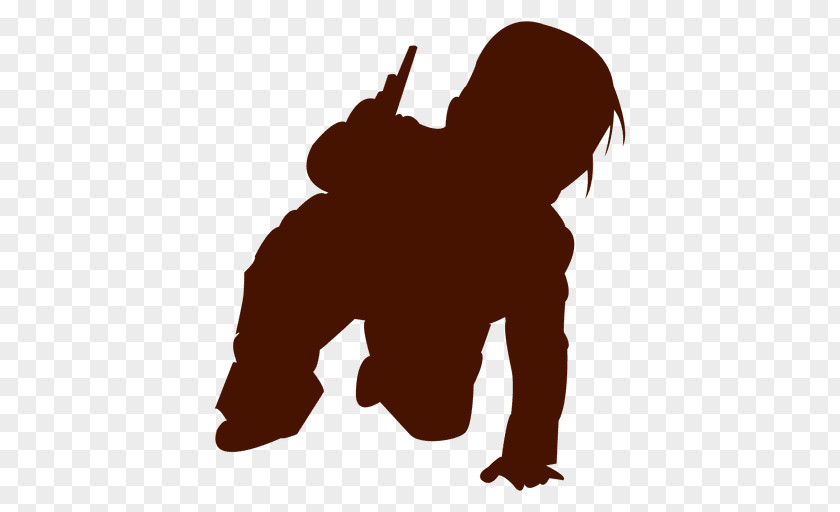 Silhouette Child Clip Art PNG