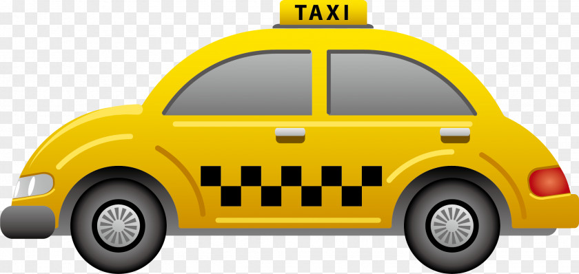 Taxi Vector Elements Icon PNG