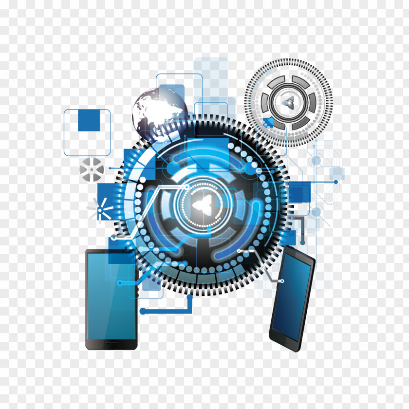 Vector Pattern Science And Technology Mobile Phones Euclidean PNG