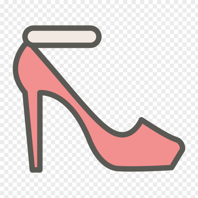 High Heel Shoe Court Strap High-heeled Ankle PNG