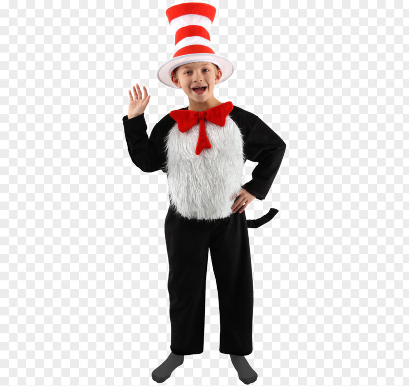 Original Cat In The Hat Book Thing Two One Costume Child PNG