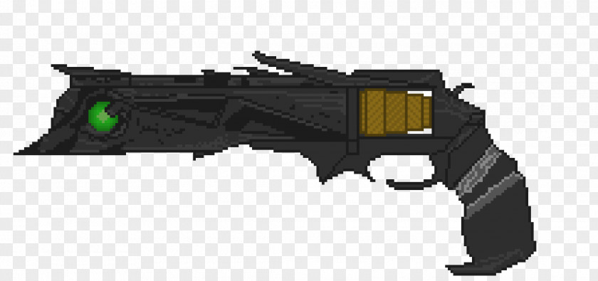 Pixel Art Pistol Destiny Trigger Video Game PNG