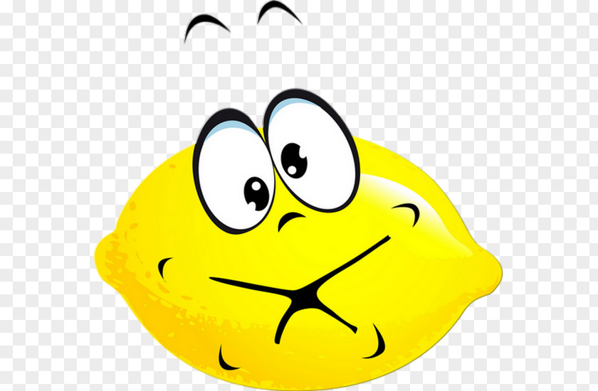 Smiley Lemon Drawing Yellow Clip Art PNG