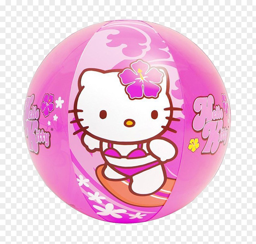 Ball Hello Kitty Beach Inflatable Toy PNG