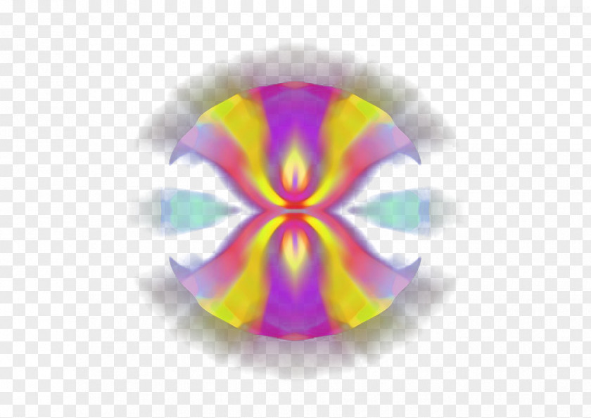Colorful Luminous Glass Ball PNG