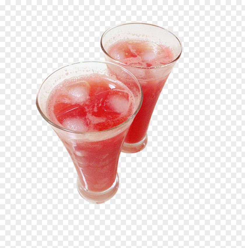 Frozen Watermelon Juice Cocktail Garnish Woo Non-alcoholic Drink PNG