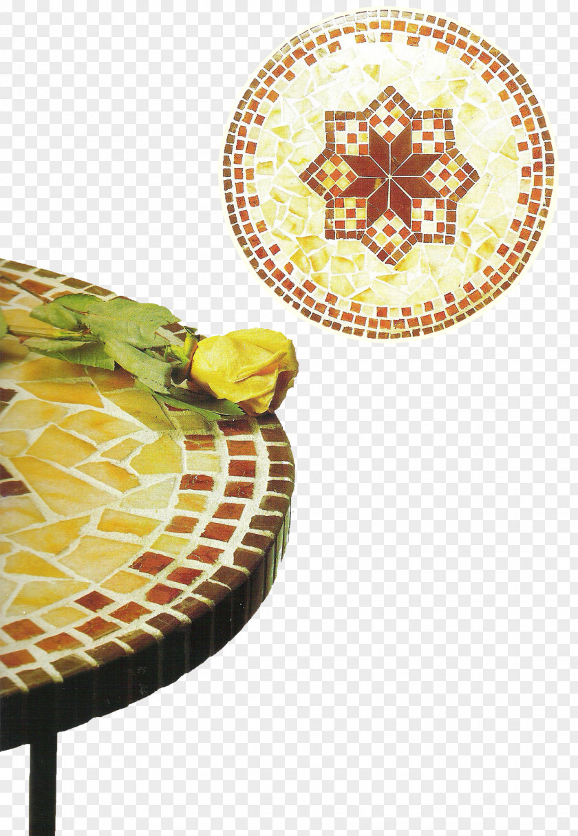 Italian Mosaic Table M Lamp Restoration PNG