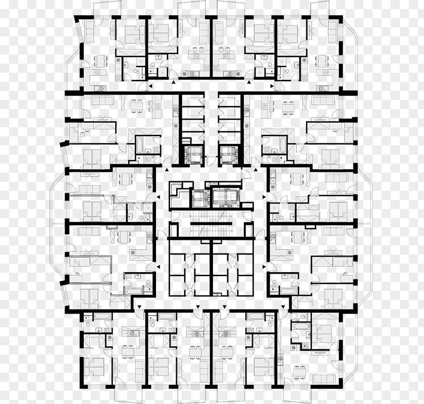 Line Facade Floor Plan Angle White PNG