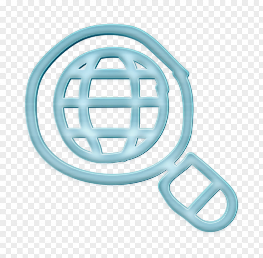 Logo Turquoise Browser Icon Global Internet PNG