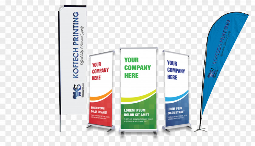 Roll Up Web Banner Printing Advertising Signage PNG