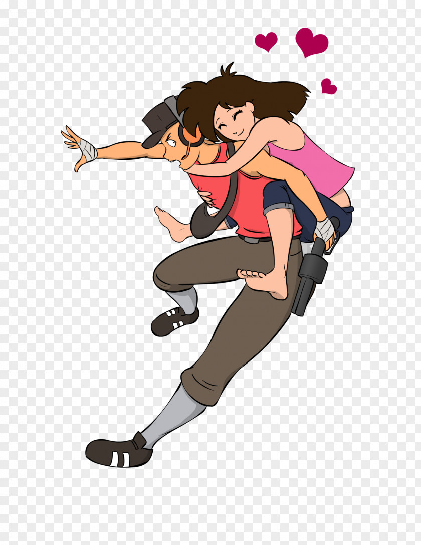 Scout Team Fortress 2 DeviantArt Video Game Valentine's Day PNG