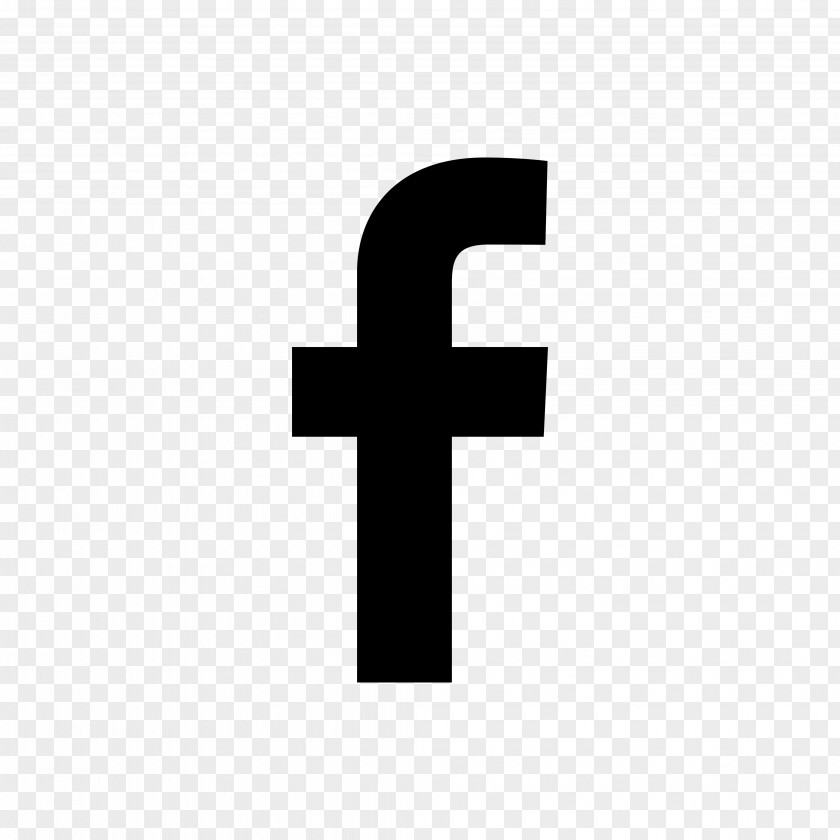 Black Facebook Symbol Clip Art PNG