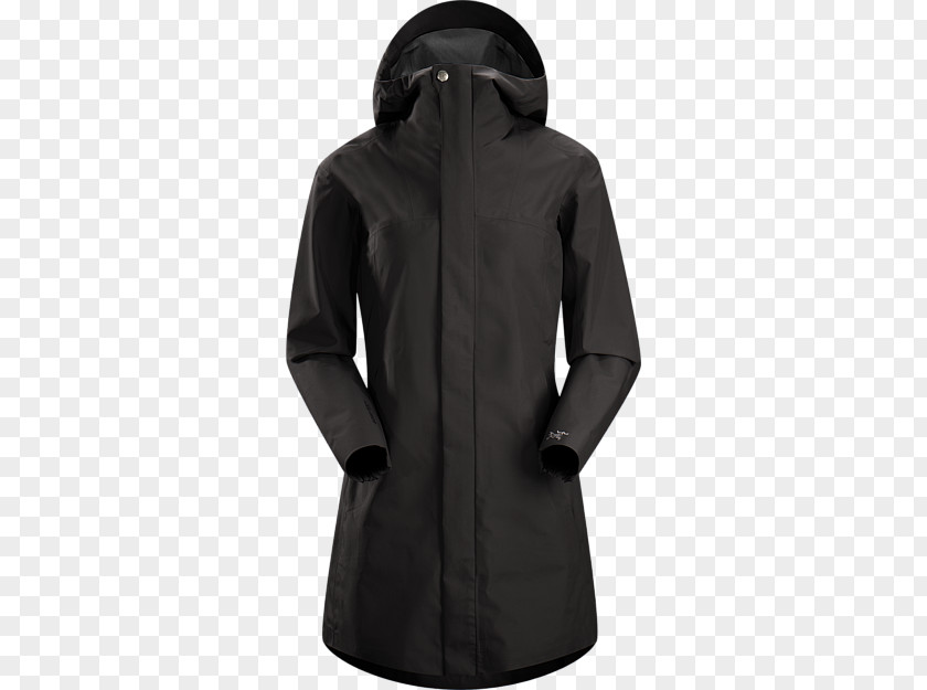 Black Fleece Jacket With Hood Hoodie Arc Teryx Codetta Coat Women's Arc'teryx PNG
