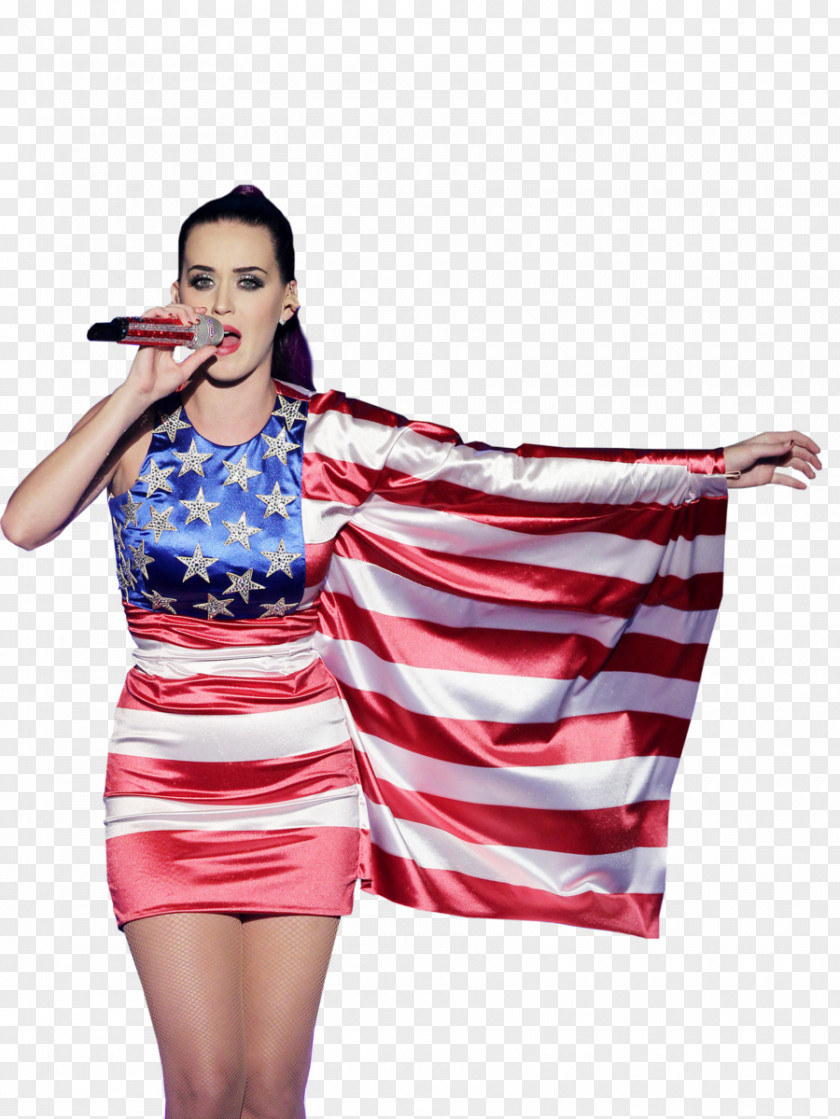 Katy Perry Flag Of The United States American Idol Dress PNG