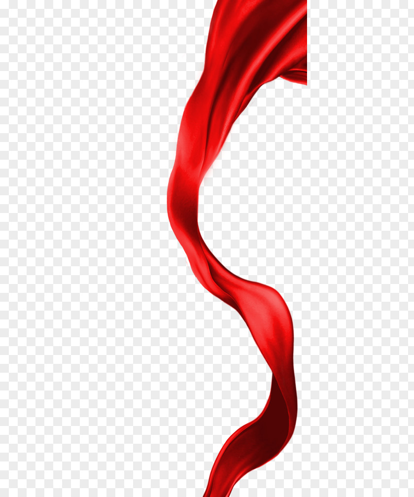 Satin Red U7d79u7e54u7269 Ribbon PNG