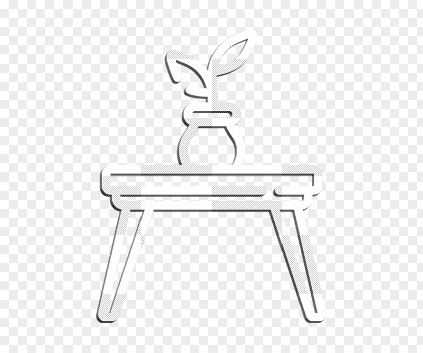 Home Decoration Icon Dinner Table PNG