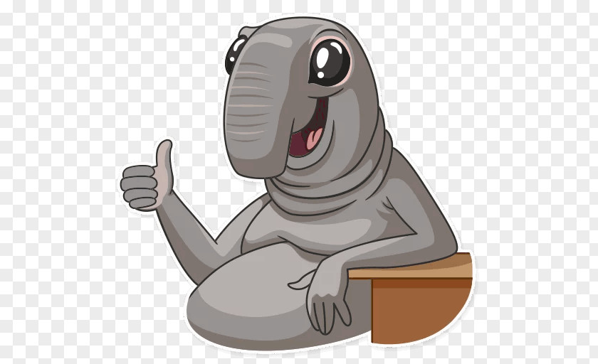 Homunculus Loxodontus Sticker Telegram Trade PNG