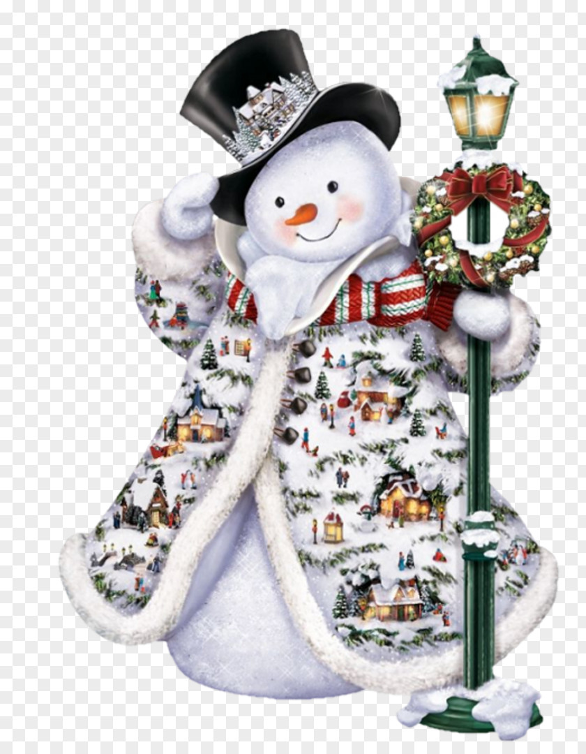 Snowman Christmas Painting PNG