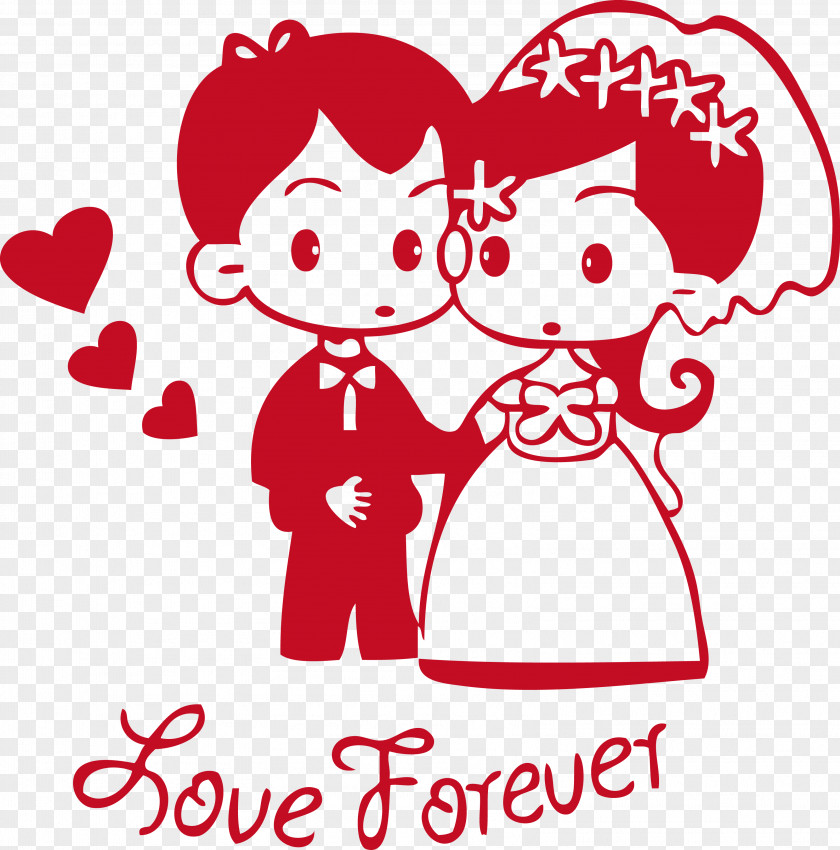 The Bride And Groom Wedding Marriage Love Forever Invitation Sticker Wall Decal PNG