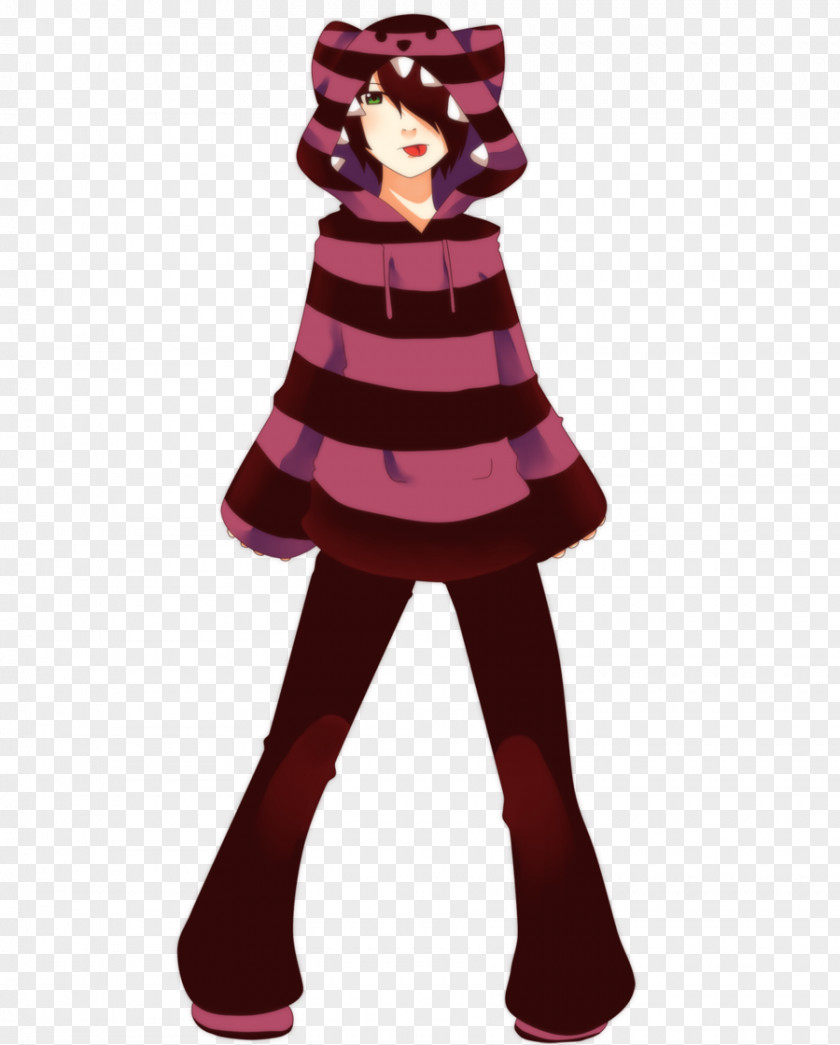 Aww Silhouette Costume Design Character Purple Cartoon PNG