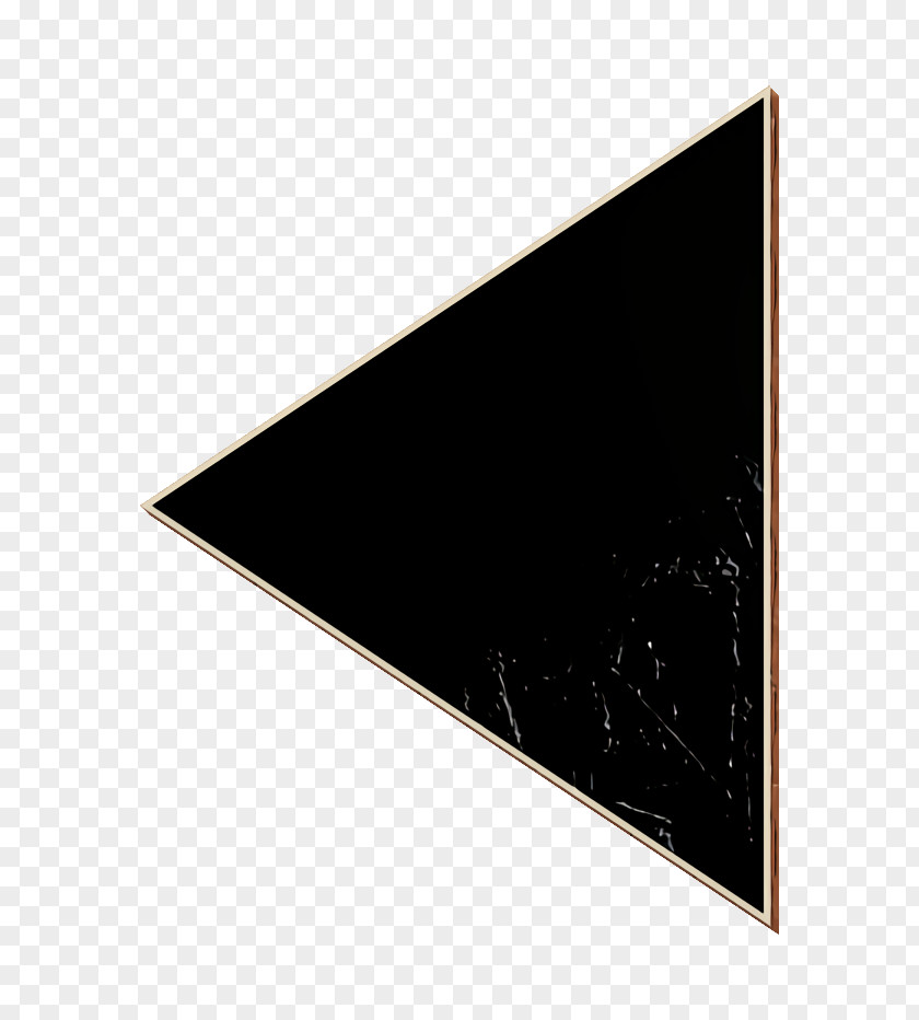 Blackandwhite Triangle Left Icon PNG