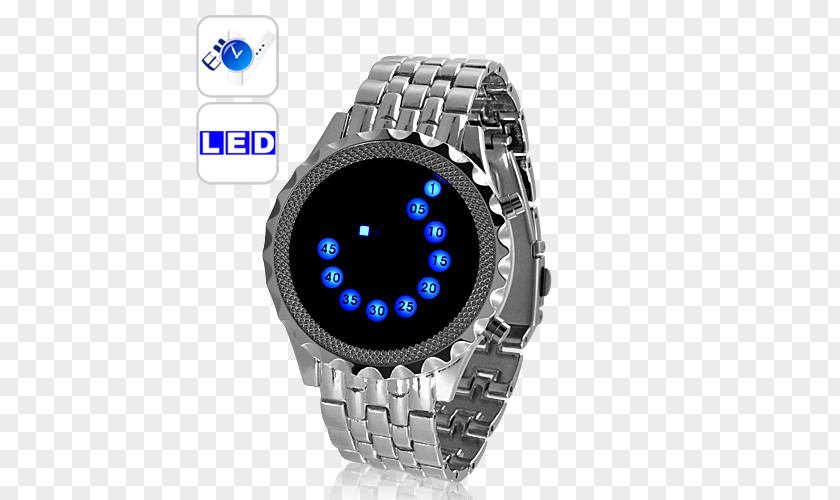 Discount Live Watch Strap Cobalt Blue Bling-bling PNG