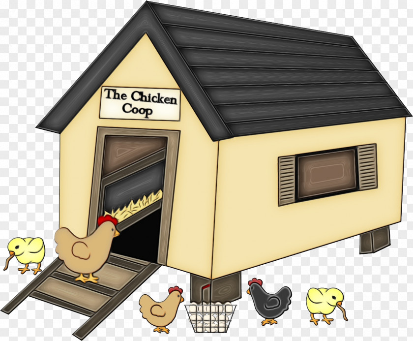 Play Home Chicken Coop Roof Kennel Doghouse House PNG