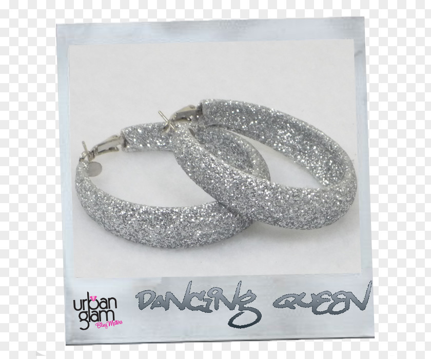 Silver Glitter Earring Jewellery Claire's PNG
