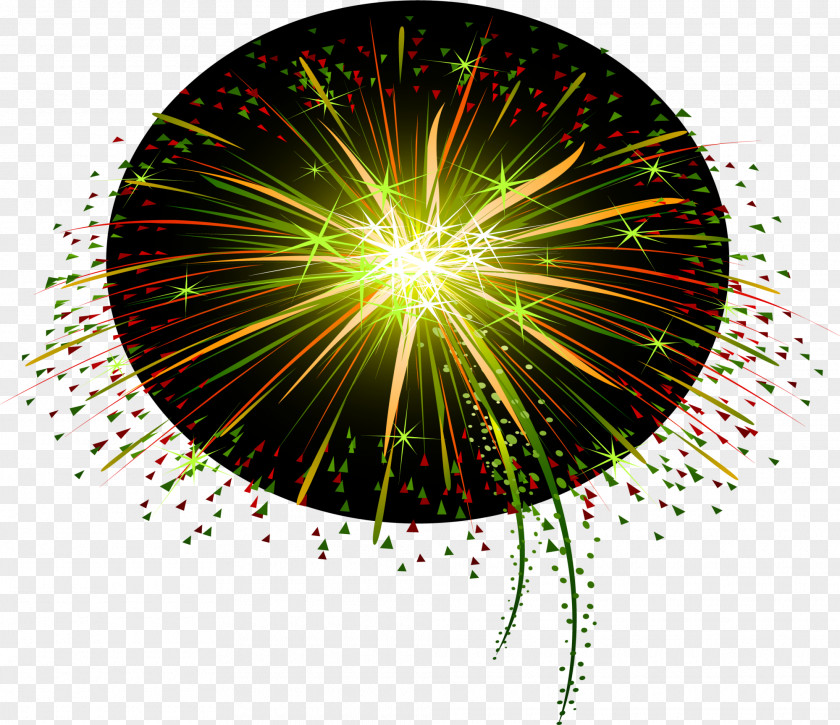 Splash Fireworks Graphic Design PNG