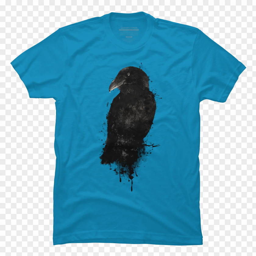 T-shirt Printed Top Common Raven PNG