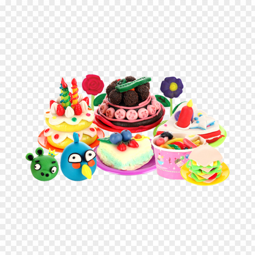 Plasticine Work Pasteles Torte Torta Cake Toy PNG
