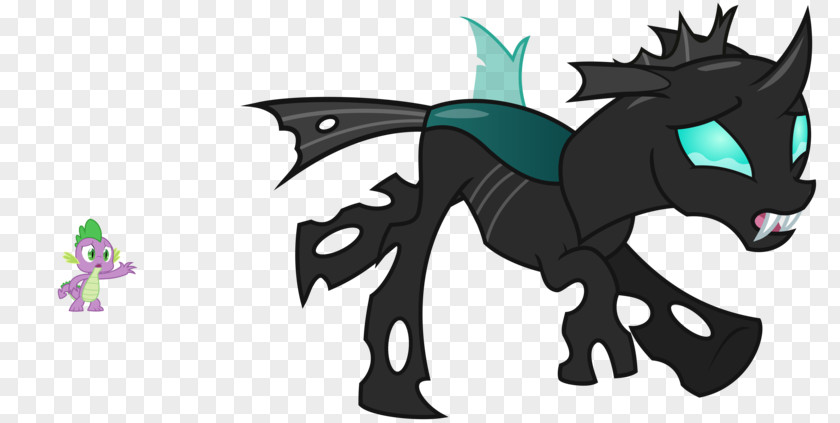 Times They Are A Changeling Pony Spike Fan Art Dragon PNG