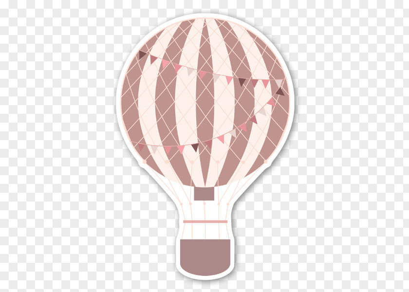 Blue-hot-air-balloon Sticker Hot Air Balloon Paper Label PNG