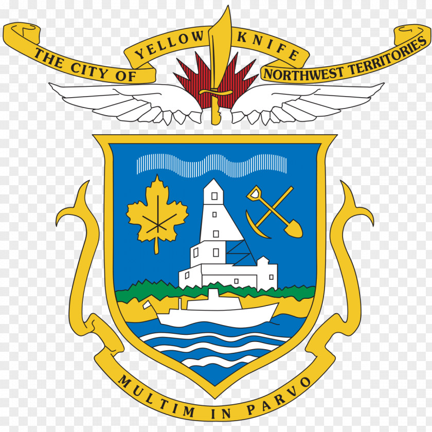Coat Of Arms Yellowknife Alberta Crest PNG