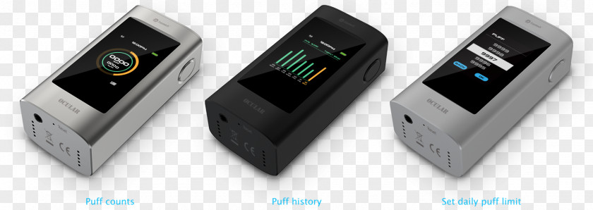 Electronic Cigarette Touchscreen Electronics Vapor PNG