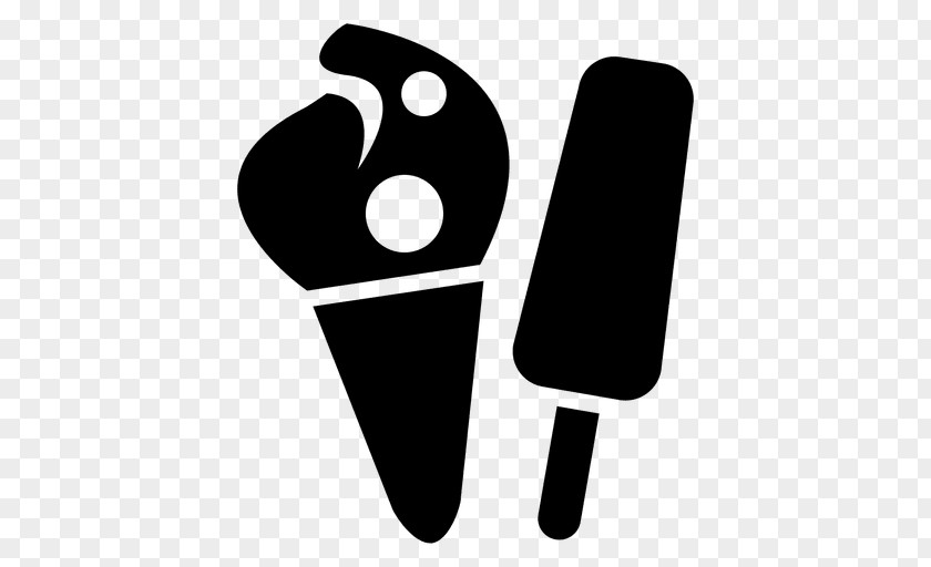 Ice Cream Silhouette Cones Magnum Dessert PNG