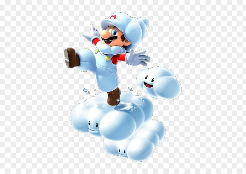 Mario Cloud Super Galaxy 2 Bros. New Bros PNG