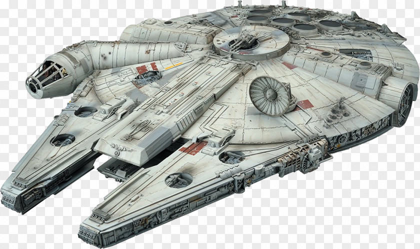 Star Wars Han Solo Millennium Falcon Plastic Model Revell PNG