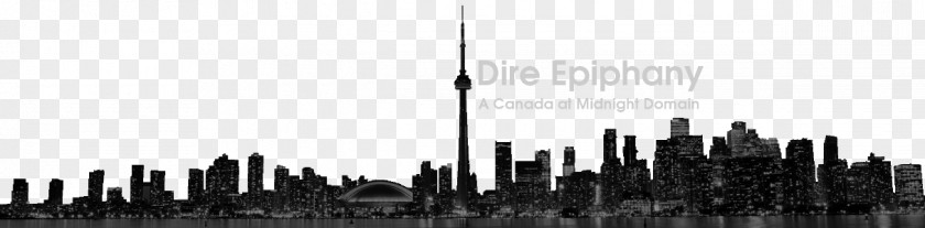 Toronto Skyline Tree White Brand Font PNG