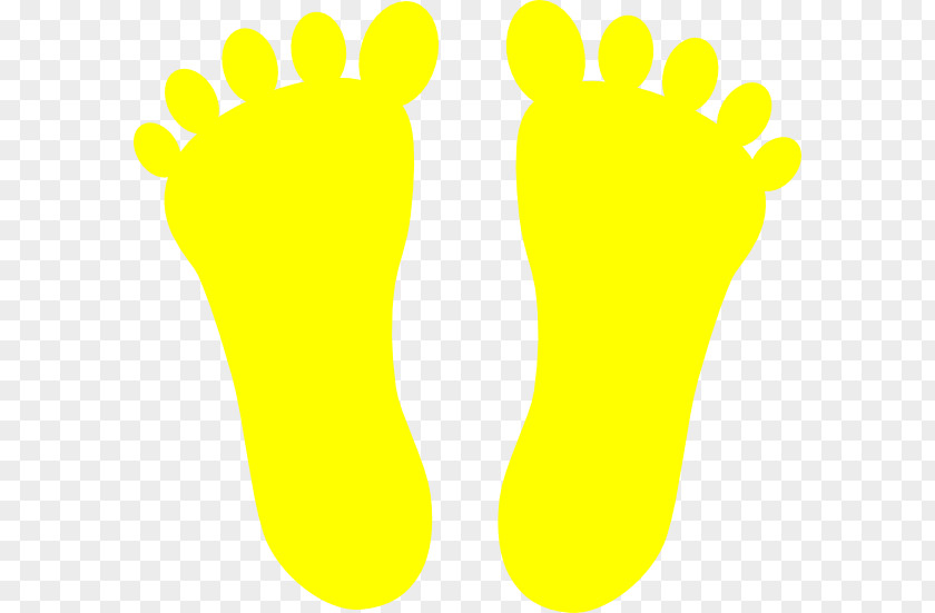 Footsteps Cliparts Footprint Yellow Clip Art PNG