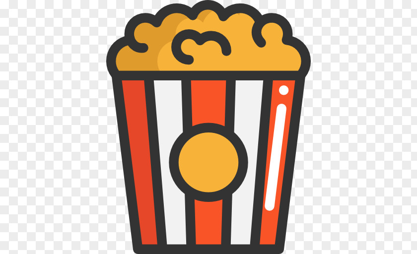 Popcorn Icon Design PNG
