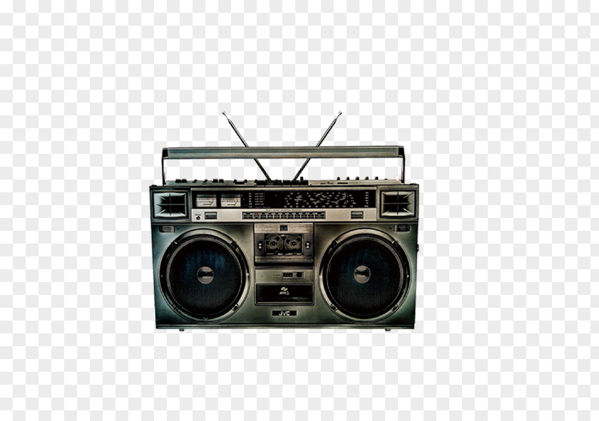 Radio Boombox Compact Cassette PNG