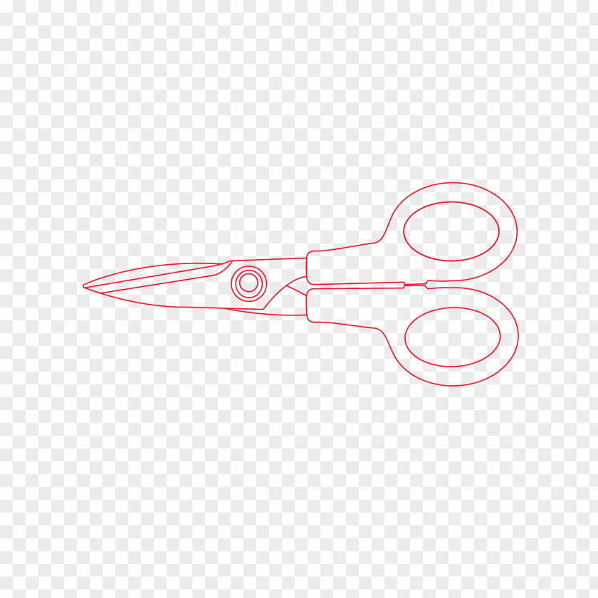 Scissors Line Angle PNG