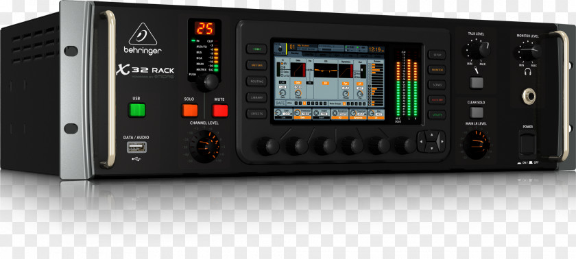 Mixer Audio Mixers Digital Mixing Console 19-inch Rack Behringer PNG