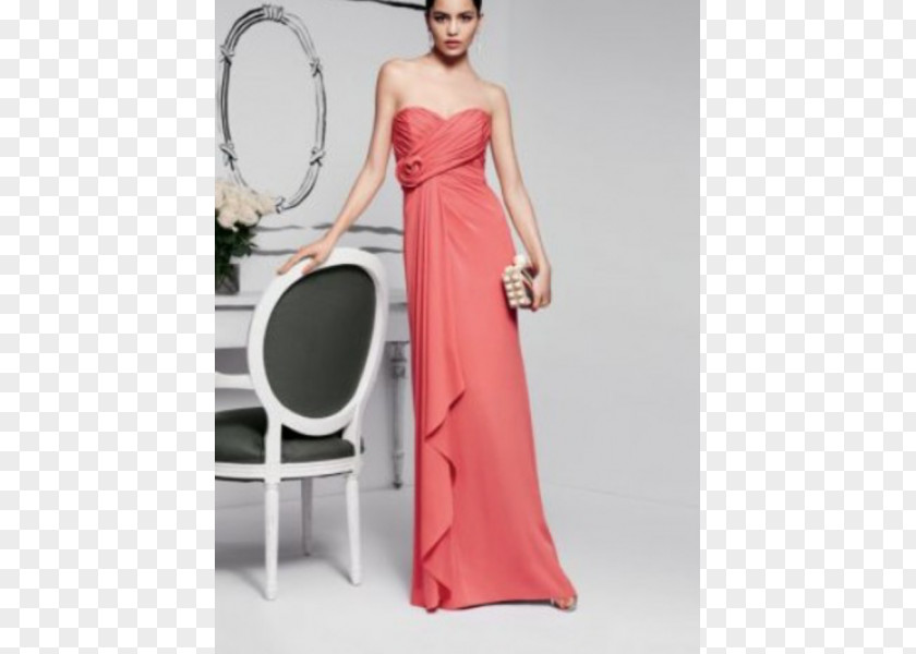 Dress Wedding Satin Cocktail Gown PNG